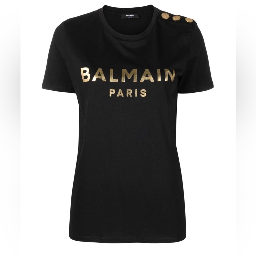 Balmain - NEW (no tag)
3-Button Metallic Logo T-Shirt